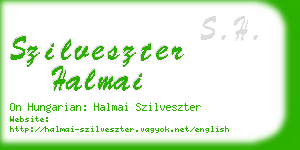 szilveszter halmai business card